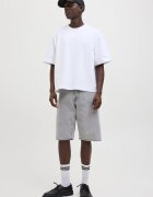 Jack & Jones Дънкови бермуди Светло сив