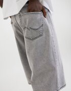 Jack & Jones Дънкови бермуди Светло сив