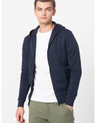 Jack & Jones Худи с памук Basic с цип