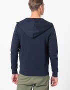 Jack & Jones Худи с памук Basic с цип Тъмносин