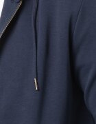 Jack & Jones Худи с памук Basic с цип Тъмносин