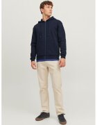 Jack & Jones Худи с цип и странични джобове