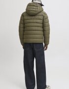 Jack & Jones Капитонирано яке с качулка Каки