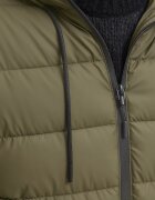 Jack & Jones Капитонирано яке с качулка Каки