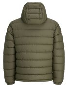 Jack & Jones Капитонирано яке с качулка Каки