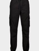 Jack & Jones Карго панталон със стеснен крачол Черен