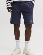 Jack & Jones Къс панталон с органичен памук с връзка Тъмносин