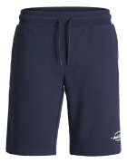 Jack & Jones Къс панталон с органичен памук с връзка Тъмносин