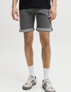 Jack & Jones Къси дънки със средна талия и джобове Меланж тъмно сиво