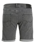 Jack & Jones Къси дънки със средна талия и джобове Меланж тъмно сиво