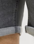 Jack & Jones Къси дънки със средна талия и джобове Меланж тъмно сиво