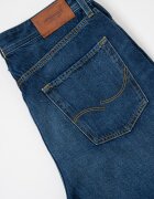 Jack & Jones Къси прави дънки Тъмносин