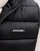 Jack & Jones Леко подплатен елек с джобове с цип Черен