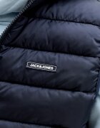 Jack & Jones Леко подплатен елек с джобове с цип Тъмносин