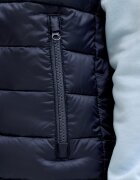 Jack & Jones Леко подплатен елек с джобове с цип Тъмносин
