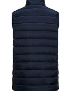 Jack & Jones Леко подплатен елек с джобове с цип Тъмносин