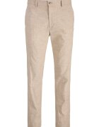 Jack & Jones Мъжки чинос панталон Jack Jones - 12228724 - Лен/Памук -