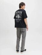 Jack & Jones Мъжки дънки CHRIS висока талия свободна кройка Сив