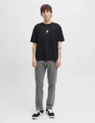 Jack & Jones Мъжки дънки CHRIS висока талия свободна кройка Сив