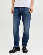 Jack & Jones Мъжки дънки - със средна талия и стеснена кройка - тъмносини - Тъмносин