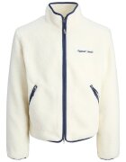 Jack & Jones Мъжки пуловер - Jack Jones - полиестер - екрю/син