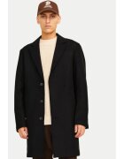 Jack & Jones Мъжко палто - Harris 12263845 - Черно - Полиестер/Вълна