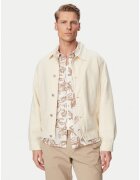 Jack & Jones Мъжко преходно яке - бежово - лен и памук - дълъг ръкав