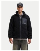 Jack & Jones Мъжко яке черно - от полар