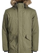 Jack & Jones Мъжко яке - полиестер/еластан - Khaki