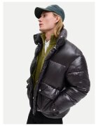 Jack & Jones Мъжко зимно яке черно - устойчив материал