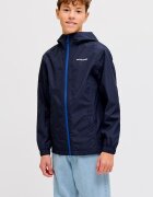 Jack & Jones Непромокаемо яке с качулка Кралско Синьо/Тъмносин