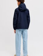 Jack & Jones Непромокаемо яке с качулка Кралско Синьо/Тъмносин