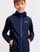 Jack & Jones Непромокаемо яке с качулка Кралско Синьо/Тъмносин