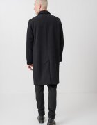 Jack & Jones Палто с вълна и яка Черен