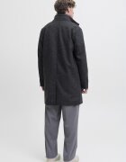 Jack & Jones Палто с вълна Меланж тъмно сиво