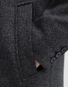 Jack & Jones Палто с вълна Меланж тъмно сиво