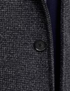 Jack & Jones Палто с вълна Меланж тъмно сиво
