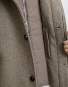 Jack & Jones Палто с вълна Сиво-бежов