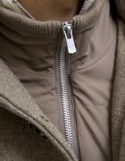 Jack & Jones Палто с вълна Сиво-бежов