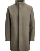 Jack & Jones Палто с вълна Сиво-бежов