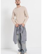 Jack & Jones Памучен пуловер с овално деколте