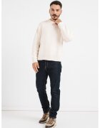 Jack & Jones Памучен пуловер с паднали ръкави