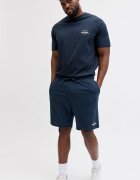 Jack & Jones Памучен спортен екип с къси ръкави Тъмносин