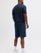 Jack & Jones Памучен спортен екип с къси ръкави Тъмносин