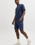 Jack & Jones Памучна тениска и спортни бермуди Тъмносин