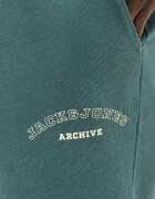 Jack & Jones Памучна тениска и спортни бермуди Тъмнозелен