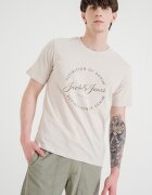 Jack & Jones Памучна тениска с лого Камел