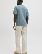 Jack & Jones Памучна тениска с лого Лавандула