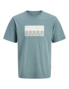 Jack & Jones Памучна тениска с лого Лавандула