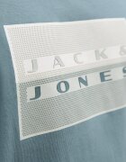 Jack & Jones Памучна тениска с лого Лавандула